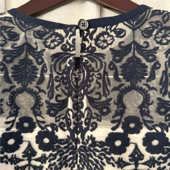 Sea New York Navy and White Mini Dress Size 2 - Picture 5 of 5